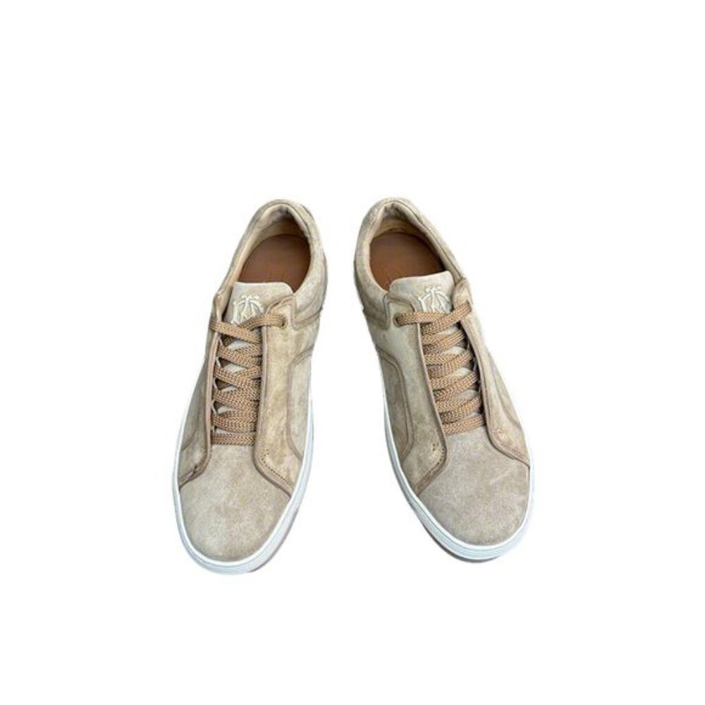 Dunhill Mens Casual Sneakers Khaki
